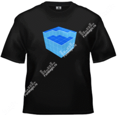 Изображение Футболка-эквалайзер (футболка с эквалайзером) Cube (мод. FM098)